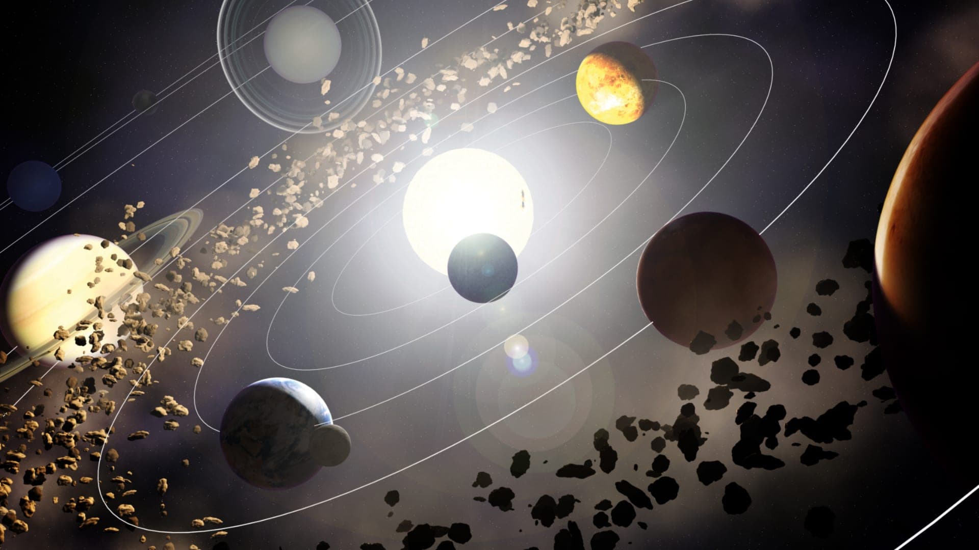 Physics Explains the Solar Planets System